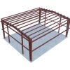 24x24 Building Girts Purlins And Rafters — Metal Roof Master