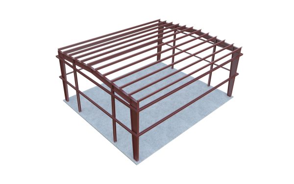 24x24 Building Girts Purlins And Rafters — Metal Roof Master