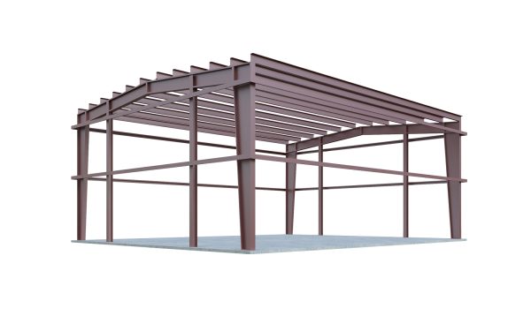 24x24 Building Primary And Secondary Framing — Metal Roof Master