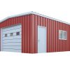 24x24 Building With Optional Components — Metal Roof Master