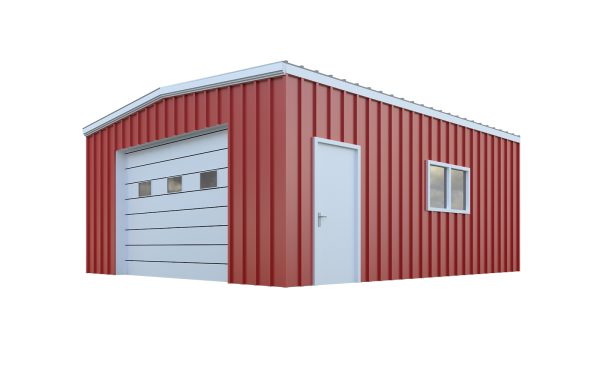 24x24 Building With Optional Components — Metal Roof Master